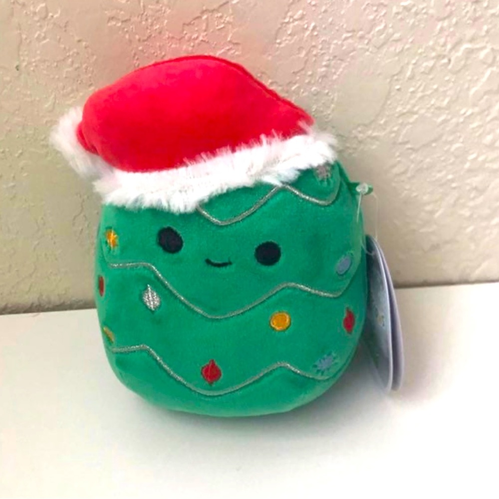 Squishmallow Carol the Christmas Tree NWT 4.5”